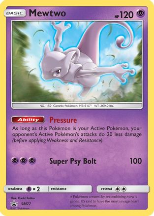 Mewtwo SM77/248 - SM Promos Holofoil