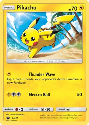 Pikachu SM81/248 - SM Promos Holofoil