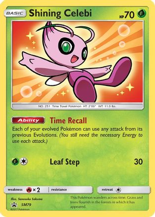 Shining Celebi SM79/248 - SM Promos Holofoil