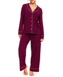 Adore Me Womens Matilda Long Sleeve Top and Pants Pajama Set
