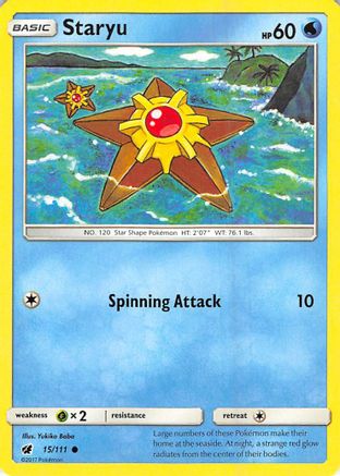 Staryu 015/111 - SM  Crimson Invasion