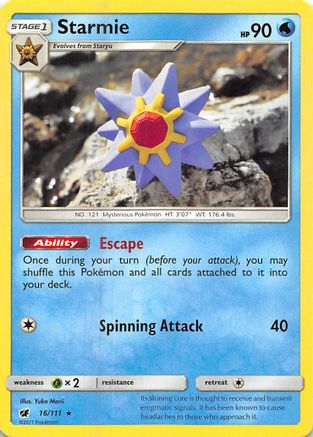 Starmie 016/111 - SM  Crimson Invasion