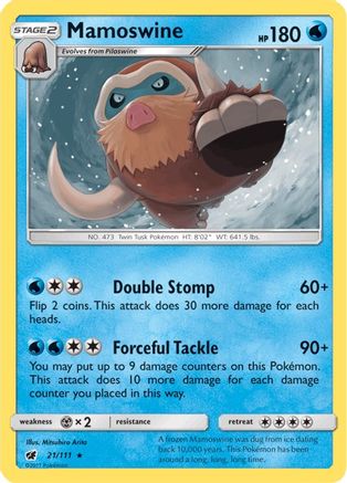 Mamoswine 021/111 - SM  Crimson Invasion