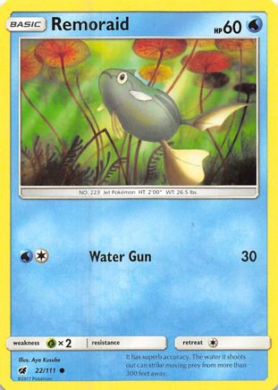 Remoraid 022/111 - SM  Crimson Invasion