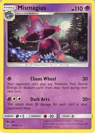 Mismagius 040/111 - SM  Crimson Invasion