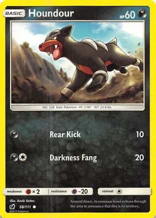 Houndour 058/111 - SM  Crimson Invasion