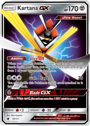 Kartana GX 070/111 - SM  Crimson Invasion Holofoil