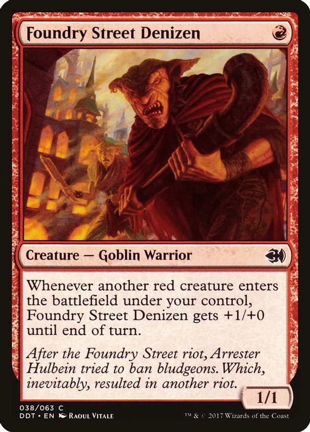 Foundry Street Denizen | 38 | Duel Decks: Merfolk vs. Goblins
