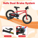 16-Inch Kids Bike Ages 4-7 with Handbrake and Coaster Brake and Bell Ring-16 inches