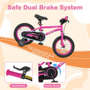 16-Inch Kids Bike for 4-7 Years Old Adjustable with Removable Training Wheels-16 inches