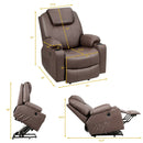 Electric Power Lift Leather Massage Sofa