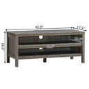 3-Tier TV Stand Console Cabinet for TV's up to 45 Inch with Storage Shelves