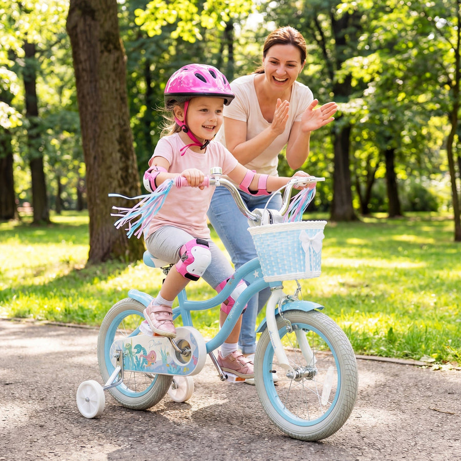 Kids Bike 12-20 Inch with Training Wheels & Basket