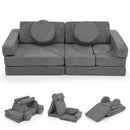 14 PCS Modular Kids Play Couch for Playroom and Bedroom