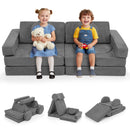 14 PCS Modular Kids Play Couch for Playroom and Bedroom
