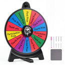 14 Slots Spin Wheel with Blackboard Marker