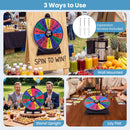 14 Slots Spin Wheel with Blackboard Marker