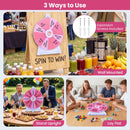 14 Slots Spin Wheel with Blackboard Marker
