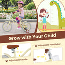 14/16/18 Inch Kids Bike Adjustable with Training Wheels Ages 3-8 Years Olds-16 inches