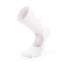 Ballet-style Backless Ribbon Yoga Socks With Silicone Non-slip Soles