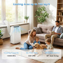 15000 BTU Portable Air Conditioner with APP Control and Fan