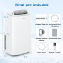 15000 BTU Portable Air Conditioner with APP Control and Fan