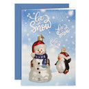 Snowman Christmas Card