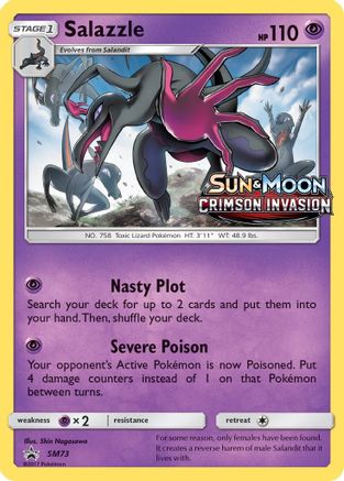 Salazzle SM73 - SM Promos - Holofoil