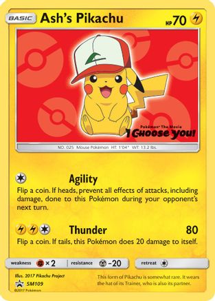 Ash's Pikachu SM109/248 - SM Promos