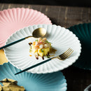 Creative Solid-color Ceramic Plate Round Steak Plate