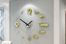 3D Wall Sticker Clock