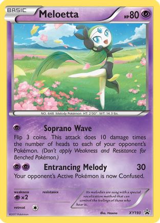 Meloetta XY193/211 - XY Promos Holofoil