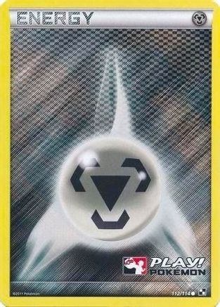 Metal Energy (Play! Pokemon) 112/114 - League & Championship Cards Holofoil