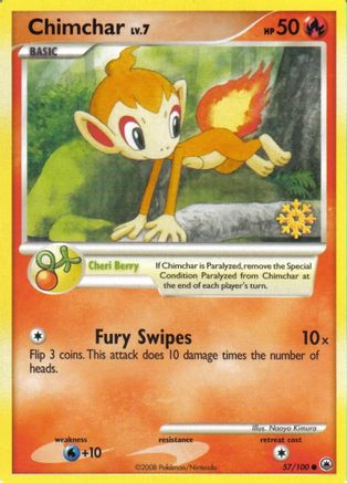 Chimchar 057/100 - Countdown Calendar Promos