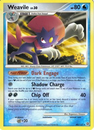 Weavile 040/132 - Countdown Calendar Promos