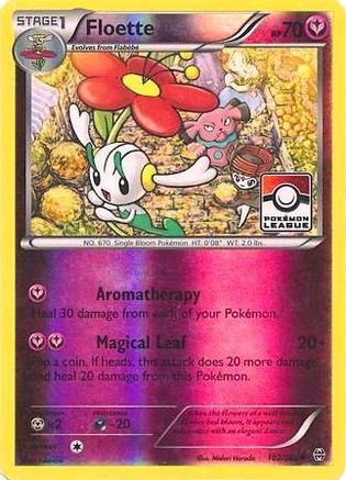 Floette (Pokemon League) 102/162 - League & Championship Cards Reverse Holofoil