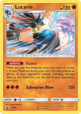 Lucario SM54/248 - SM Promos Holofoil