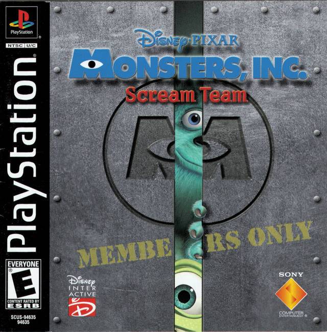 Monsters, Inc. Scream Team (Playstation)