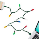 Christmas LED USB Charging Cable with Lights