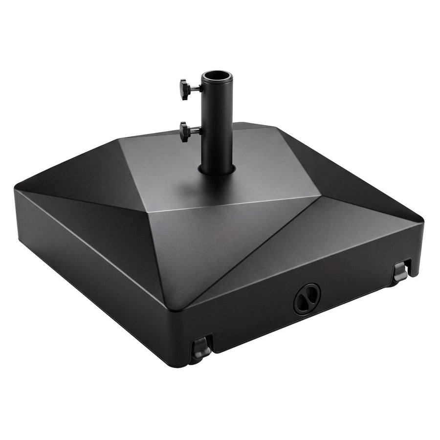 154lbs Mobile Fillable Patio Umbrella Base with 4 Wheels