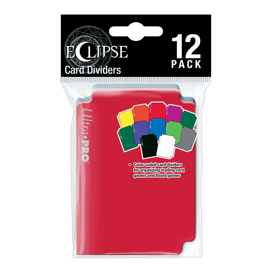 ECLIPSE® Multi-Colored Card Deck Dividers Pack (12ct)