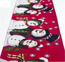 Christmas Elk Snowman Table Runner Decor