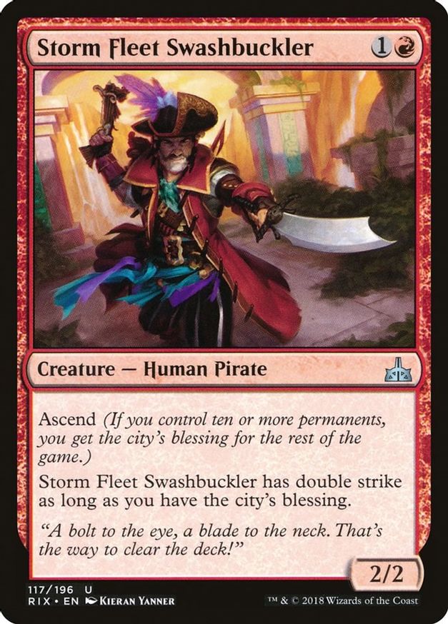 Storm Fleet Swashbuckler | 117 | Rivals of Ixalan