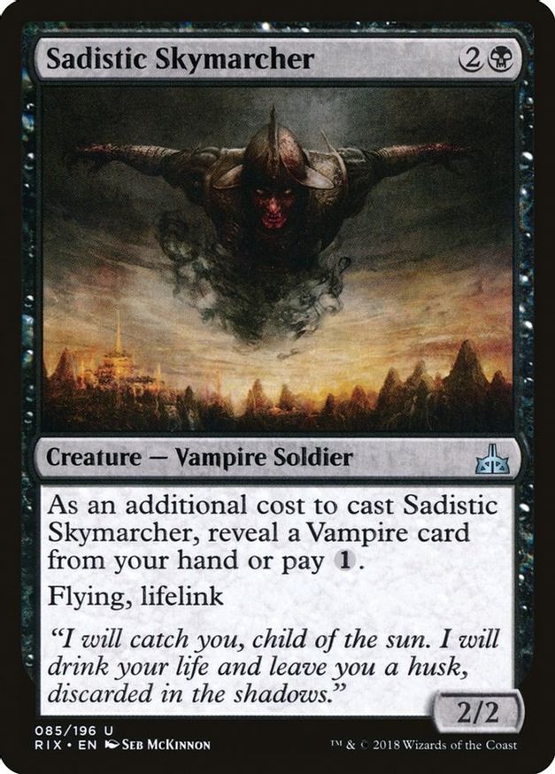 Sadistic Skymarcher | 85 | Rivals of Ixalan