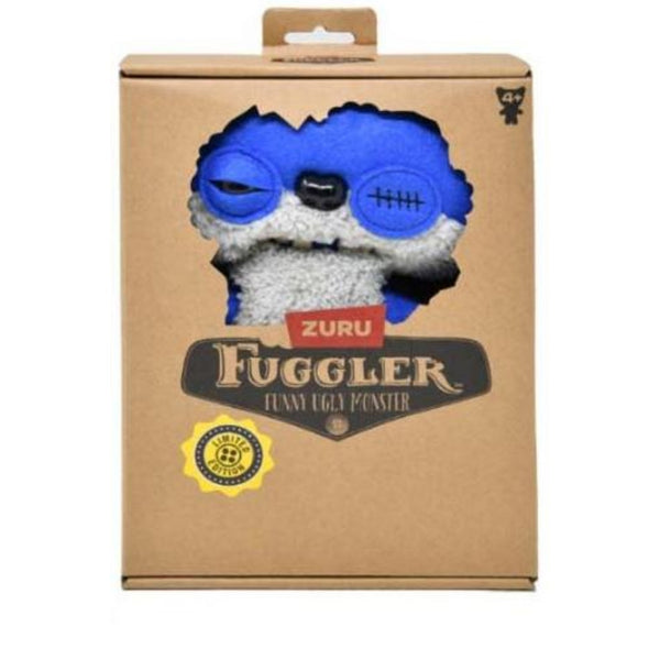 Zuru Fuggler Limited Edition Grey Funny Ugly Monster Plush Toy 9 Inch