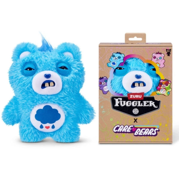 Zuru Fuggler Care Bears Grumpy Bear Blue Funny Ugly Plush Monster Toy 9 Inch