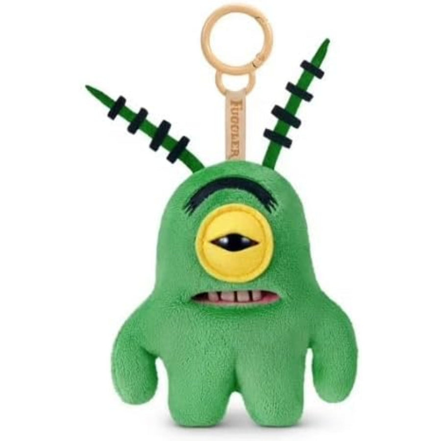 Zuru Fuggler SpongeBob Plankton 5 Inch Keyring Plush Funny Ugly Monster