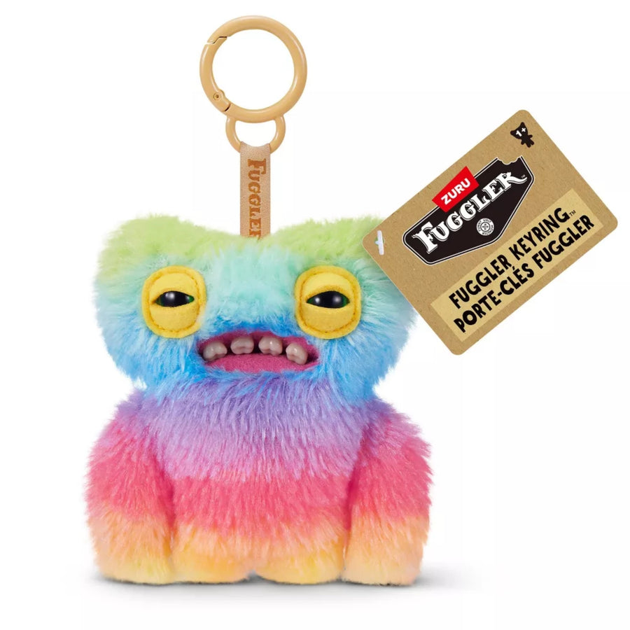 Zuru Fuggler Mini Fuggler Wide Eyed Weirdo Pastel 5 Inch Plush Keyring