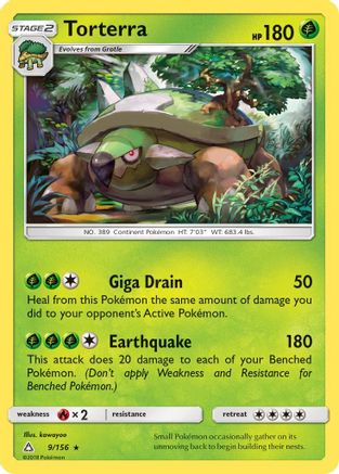 Torterra 009/156 - SM  Ultra Prism Holofoil