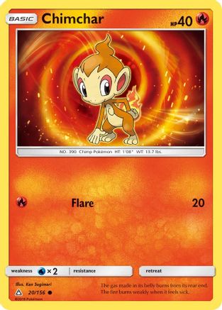 Chimchar 020/156 - SM  Ultra Prism
